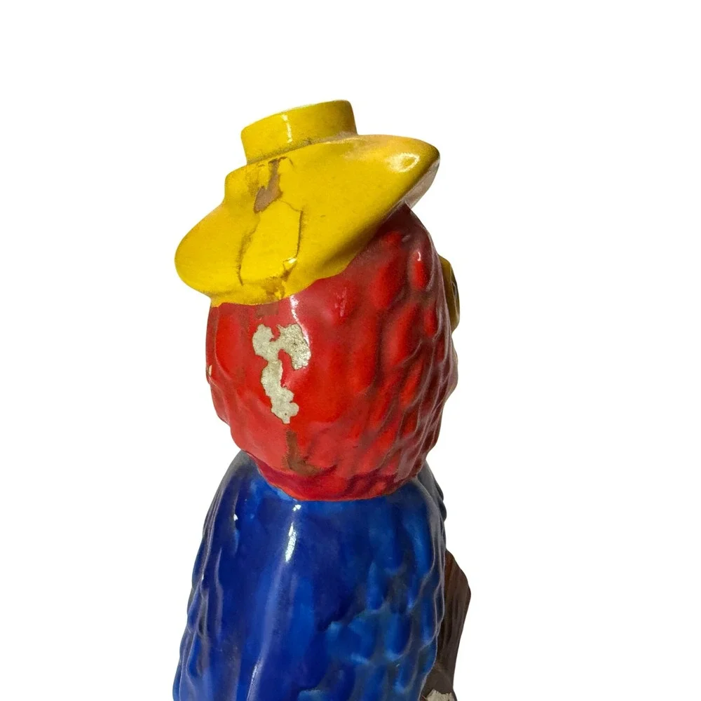 Vintage 1969 Ezra Brooks Decanter Kansas Jayhawk Bourbon Heritage